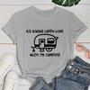 (Premium T-shirt)Letter Print T Shirts For Women; Crew Neck Tees Tops Women Blouse; Graphic Shirts For Woman;