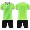 Cross-border Spot 2026 High-end Football Training Clothes, Children's Short-sleeved Summer Competition Clothes, Double-sided Pocket Football Clothes.