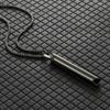 Mindfulness Breathing Necklace Opening Rings Stainless Steel Pendant Necklace Great for Meditation Practice Harmonies