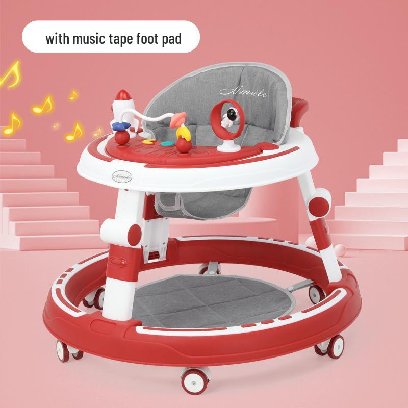 Многофункциональная детская ходунка и прогулочная коляска с защитой от опрокидывания