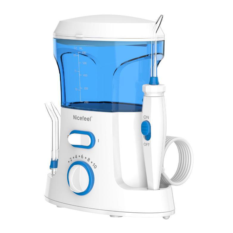 

Nicefeel Naifel Electric Rotary Water Flosser - настільна стоматологічна мийка для домашнього використання 168 білий/синій