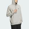 Adidas SWEAT Logo Hoodie Sweatshirt Unisex Metallic Gray IV7596