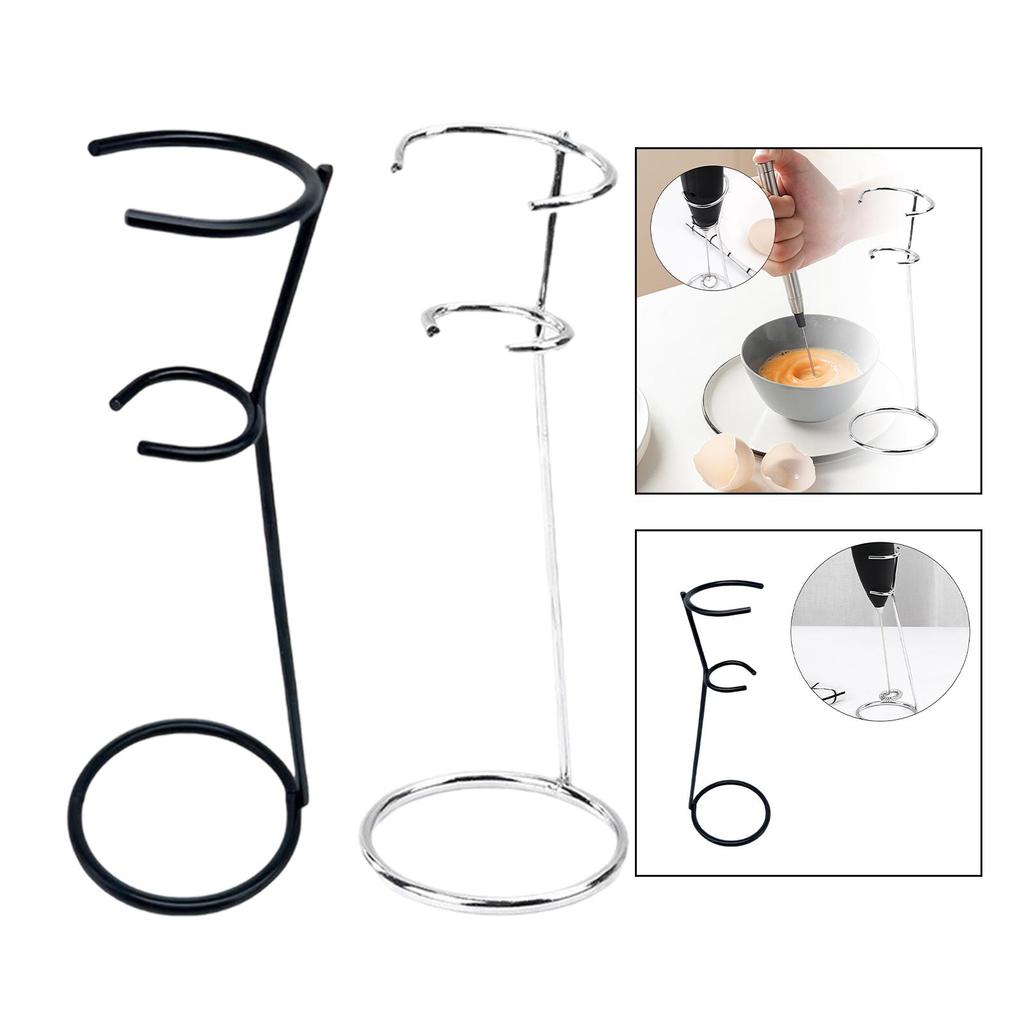 Kitchen Frother Stand,Metal Stand Sturdy Kitchen Tool Holder,Coffee Frother Stand,Frother Holder for Home,Handheld Frother