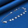 Charm 925 Sterling Silber 8 Zoll exquisites herzförmiges Armband für Damenmode-Partys, Hochzeitsgeschenke und Accessoires