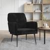 Day and Night - Day and Night Black Velvet Armchair 62x79x79 Cm