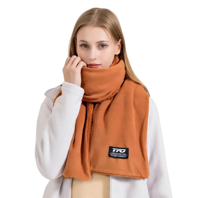 TFOTFO Double-Sided Fleece Warm Scarf
