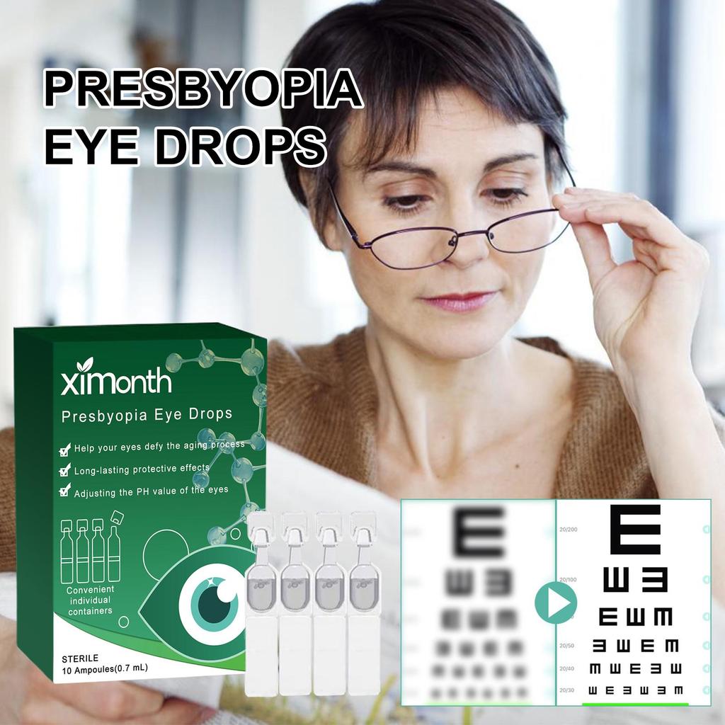 Ximonth Eye Drops Relieves Eye Fatigue Dryness Itching Watery Eyes Soreness And Blurred Vision Moisturizing Eye Care Solution