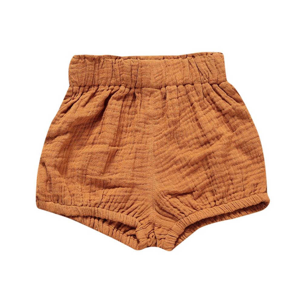 Children's Cotton Linen Shorts: Baby Bread Pants for Boys and Girls