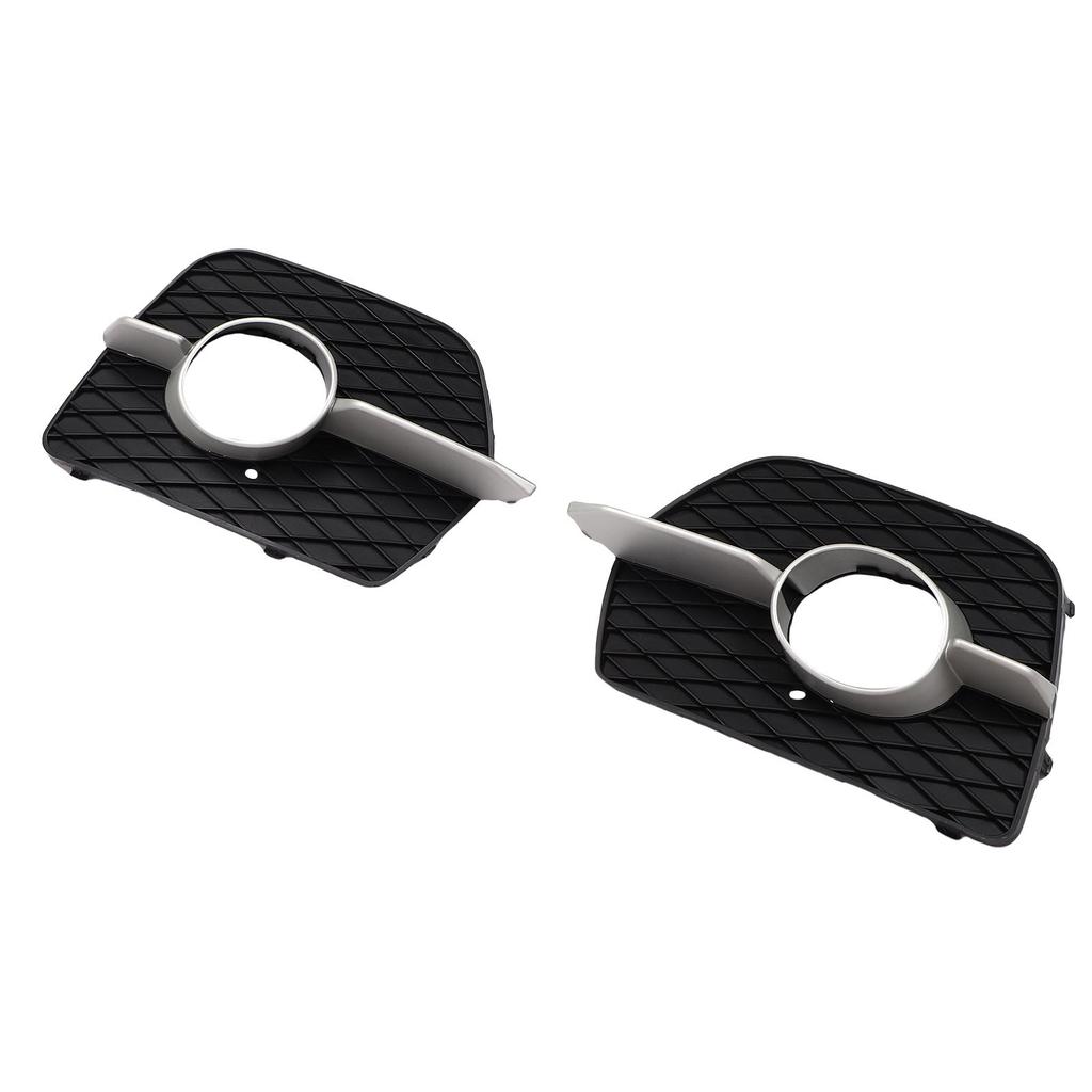 Pair of Bumper Fog Light Bezel With Decorative Trim ABS Plastic Long Lasting 51117188383 Replacement for X6 E71 E72