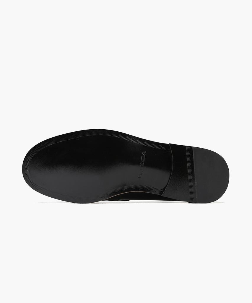 Firenze Atelier Basic Glossy Cowhide Penny Loafers 4701 [Black Box]