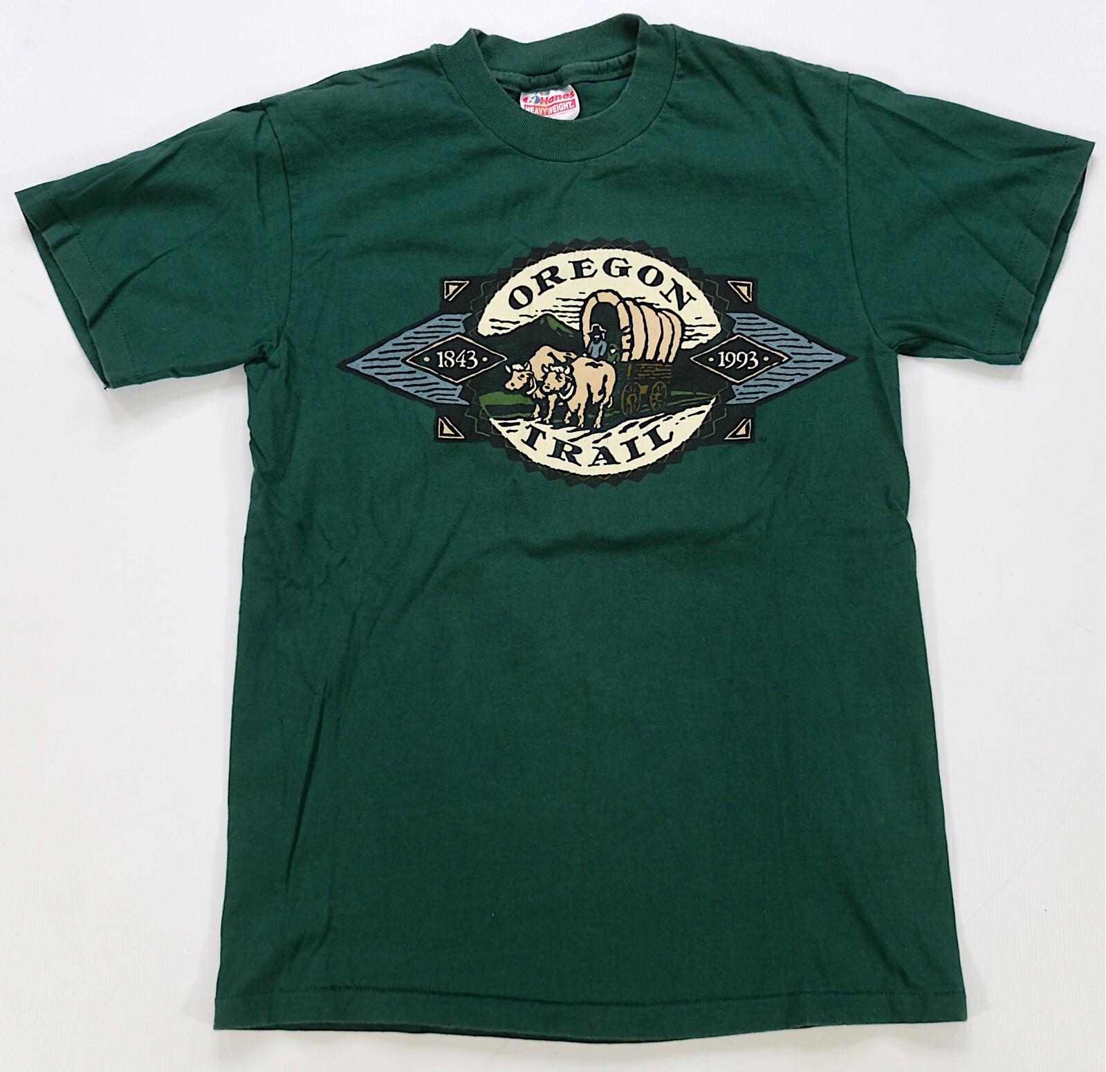 Rare Vintage Oregon Trail 1993 Computer Video Game Single Stitched T Shirt 90s S XXXXL