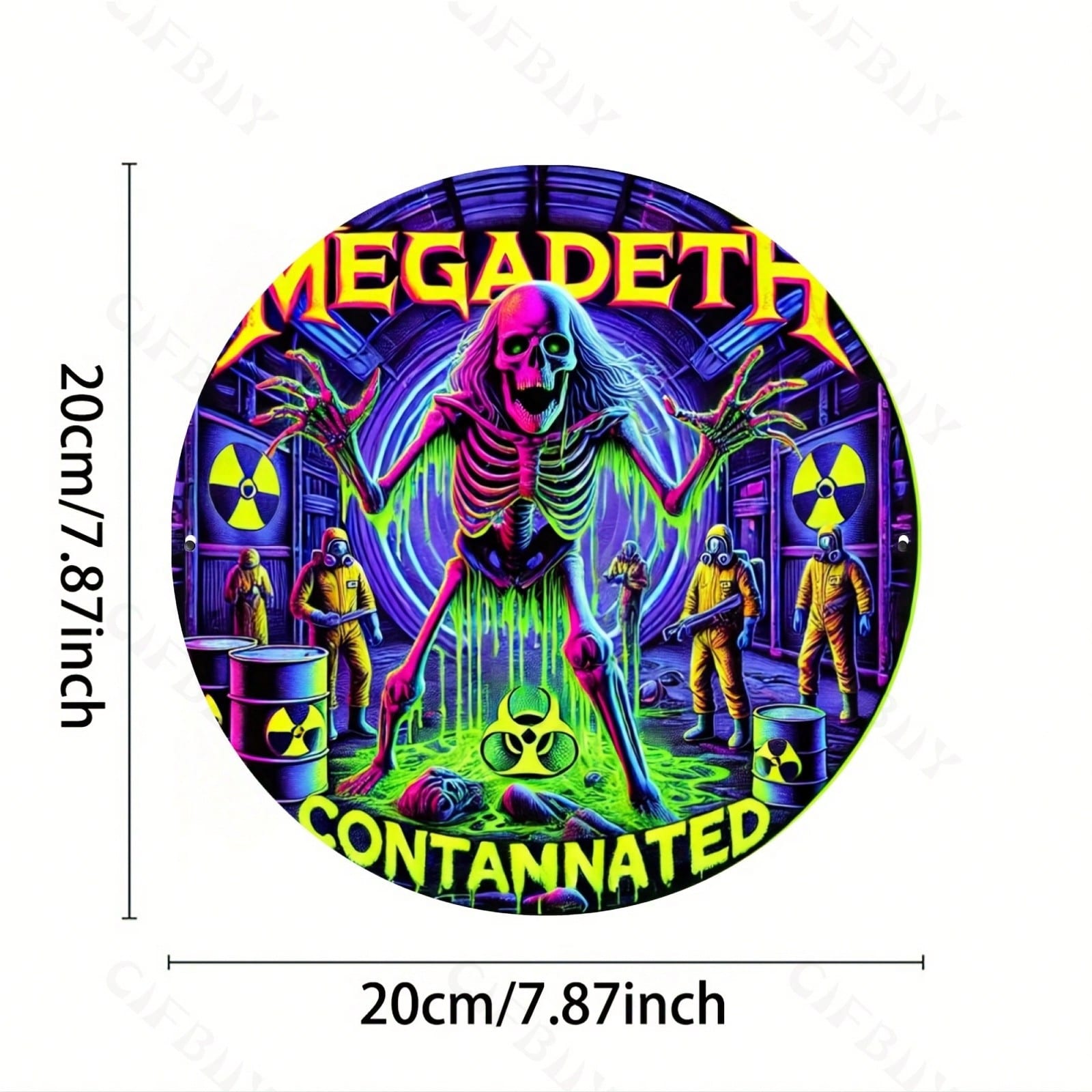 Винтажная металлическая настенная art с неоновым свечением Алюминиевая табличка Декор для помещений и улицы Подарок разноцветный