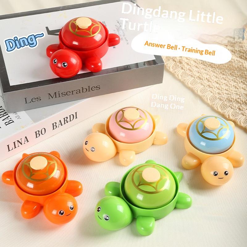 Cute Turtle Themed Call Bells Press Answer Bell Mini Hand Call Bell Cute Desktop Toy Reward Game Bell For Home Restaurant Party