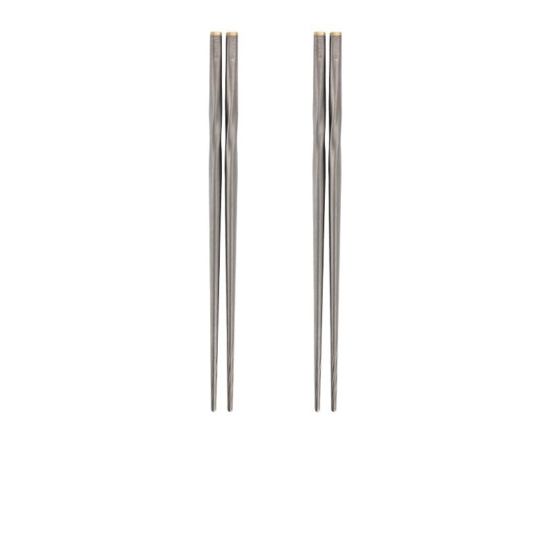 

Thous Winds titanium chopsticks compact lightweight chopsticks Made of titanium barbecue chopsticks tableware cutlery Can be disassembled anti-slip