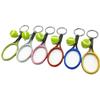 Creative Design Personality Simulation Tennis Racket Pendant Key Chains for Women Men Stainless Steel Backpack Accessories Gift