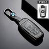 Alloy Leather Car Key Cover Shell Keychain For BMW F20 F30 G20 F31 F34 F10 G30 F11 X3 F25 X4 I3 M3 M4 1 3 5 7 Series Accessories jbvr38