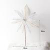 Glitter Christmas Glitter Artificial Flowers with Stems Large 33cm Xmas Tree Flowers Ornaments Cute Creative