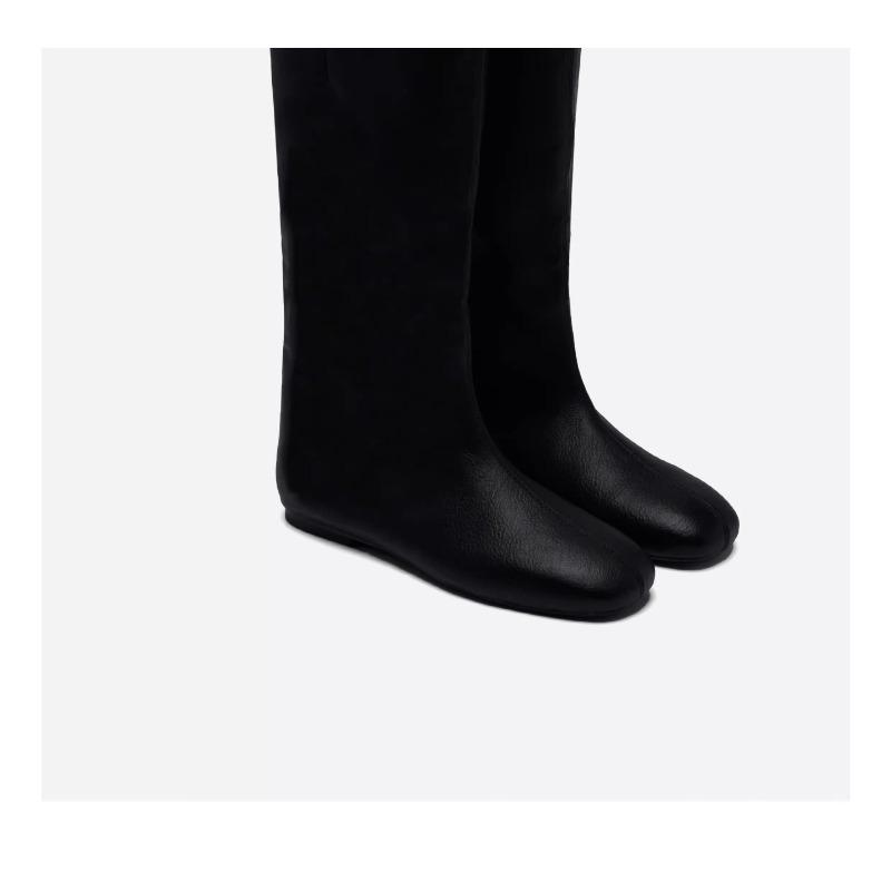 Vnitřní zvýšení Dámské 2025 Nové Jaro a Podzim Boty nad koleno Dlouhé Vysoké Jezdecké Boty