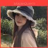 Vintage Denim Fisher Hat With Wide Brim Uv Sun Protection For Casual Outdoor Wear
