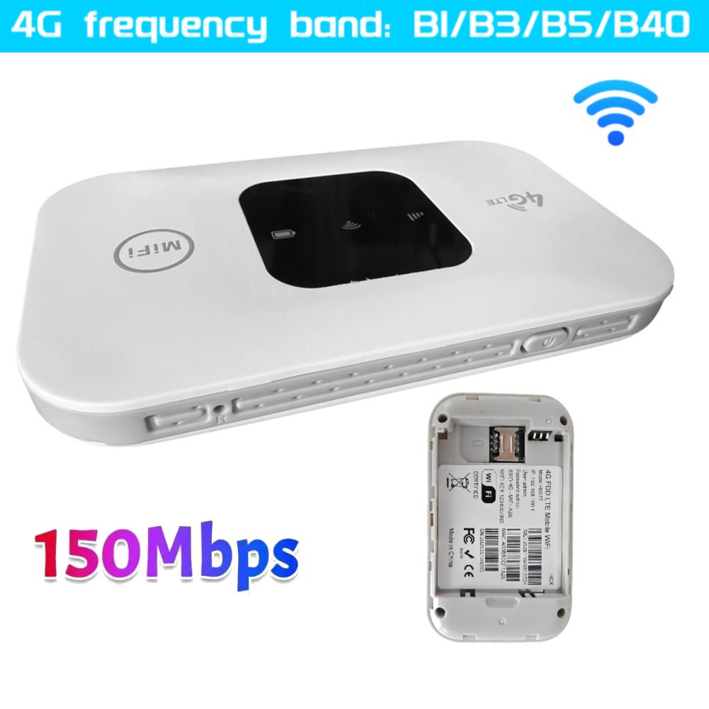 H5577 4G Pocket WiFi Router Portable Mobile Hotspot 150Mbps 4G Wireless Router with SIM Card Slot Wide Coverage Broadband