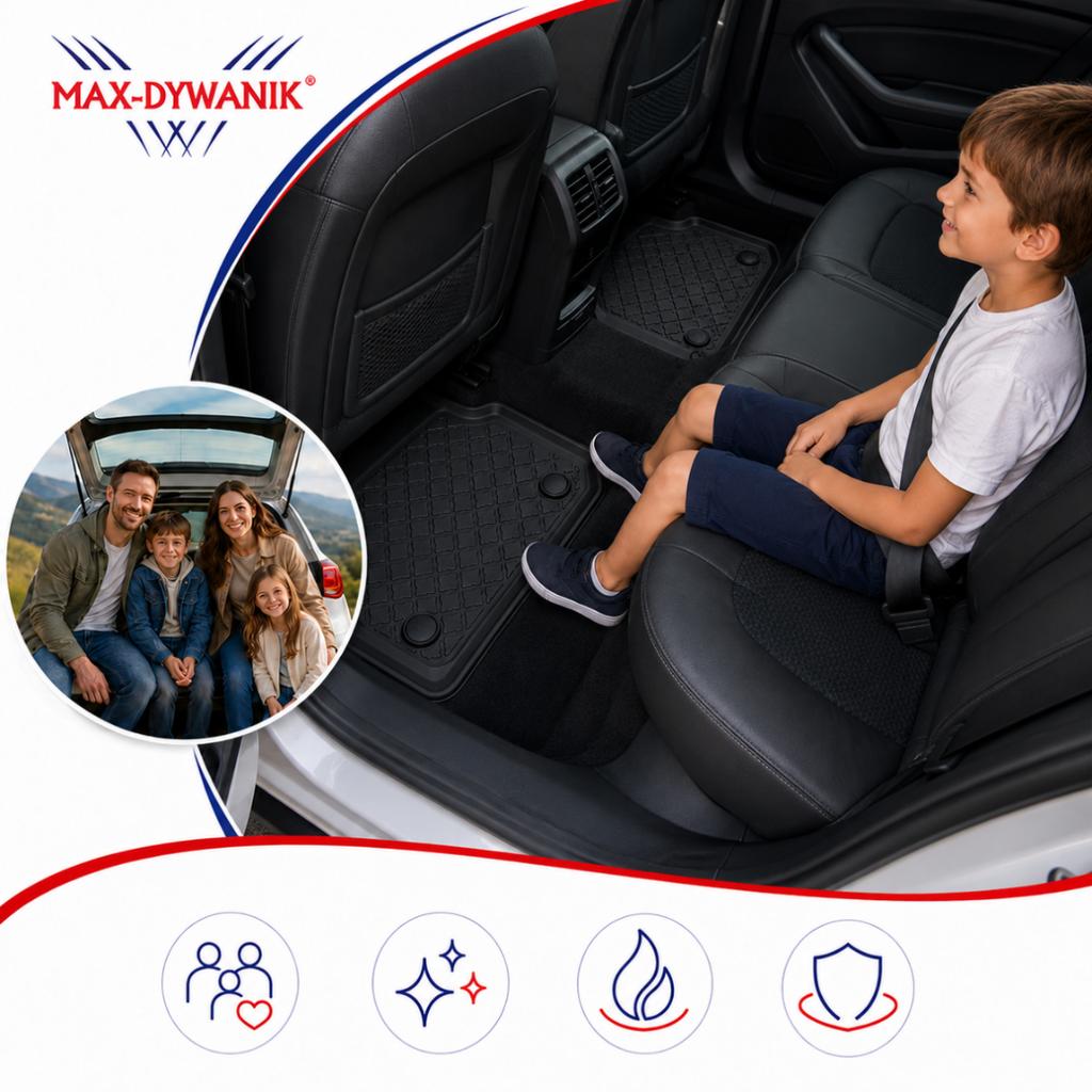 TPE floor mats for Opel Zafira C Tourer 2012-2019