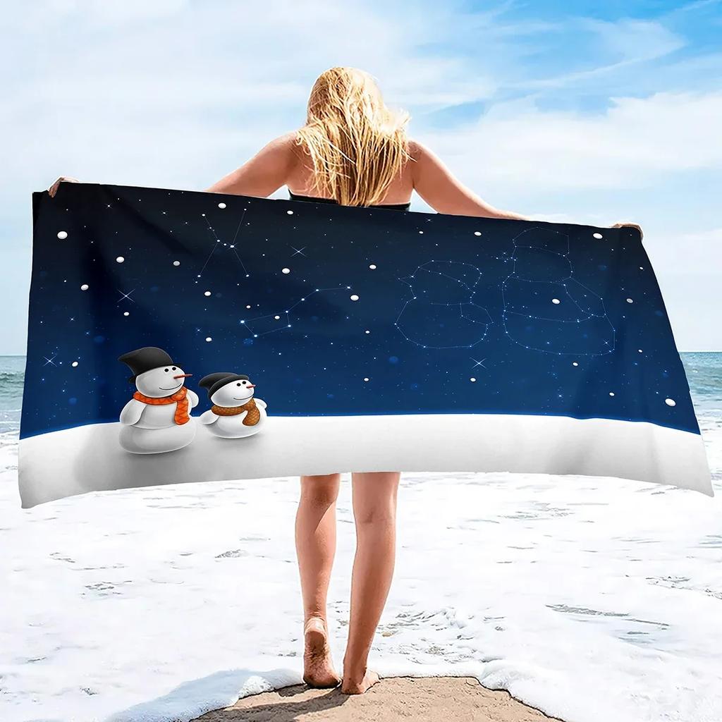 Modern Abstract Art Beach Towel, Microfiber Sandproof Beach Towels,Lightweight Large Oversized Beach Blanket for Travel Camping