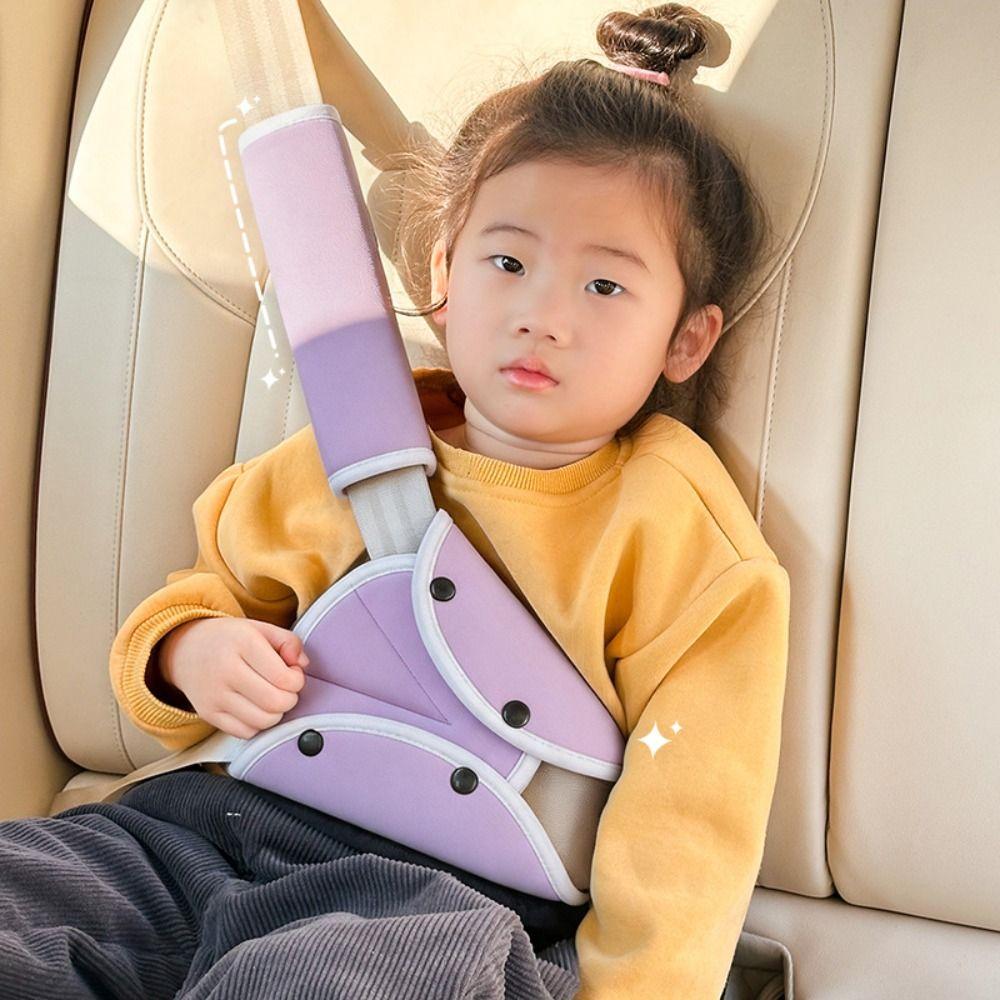 Adjustable Seat Belt Adjuster Anti-Pinch Car Seat Belt Cover Seat Belt Triangle Positioner Adults