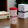 National Trend Style Ceramic Casual Cup Niche Design Cup Office Home Coffee Milk Cup Portable Cup
