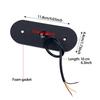Devil's Eyes Light Trailer Tractor Lorry Warning Parking Lamp 12V 24V Car LED Side Marker Light Truck Clearance Lamp Tail