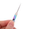 1Pcs Titanium Alloy Telescopic Toothpick Keychain Pendant Gift Fruit Fork Camping Toothpick Holder Unpacking Tool