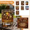 250th Anniversary Edition Whiskey Glass Personalized Pattern Western Wine Glass