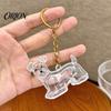 Pet Loss Sympathy Gift Hair Memorial Keychain, Dog Keepsake Holder, Transparent Jewelry Bottle Pendant, Portable Commemorative Charm for Keys
