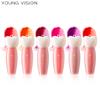 YOUNG VISION Water Lip Stain for Women Girls, LongLasting Lip Gloss Multi-Use Liquid Blush/Eyeshadow, Transfer-Proof Shine-to-Matte Finish In 3 Min
