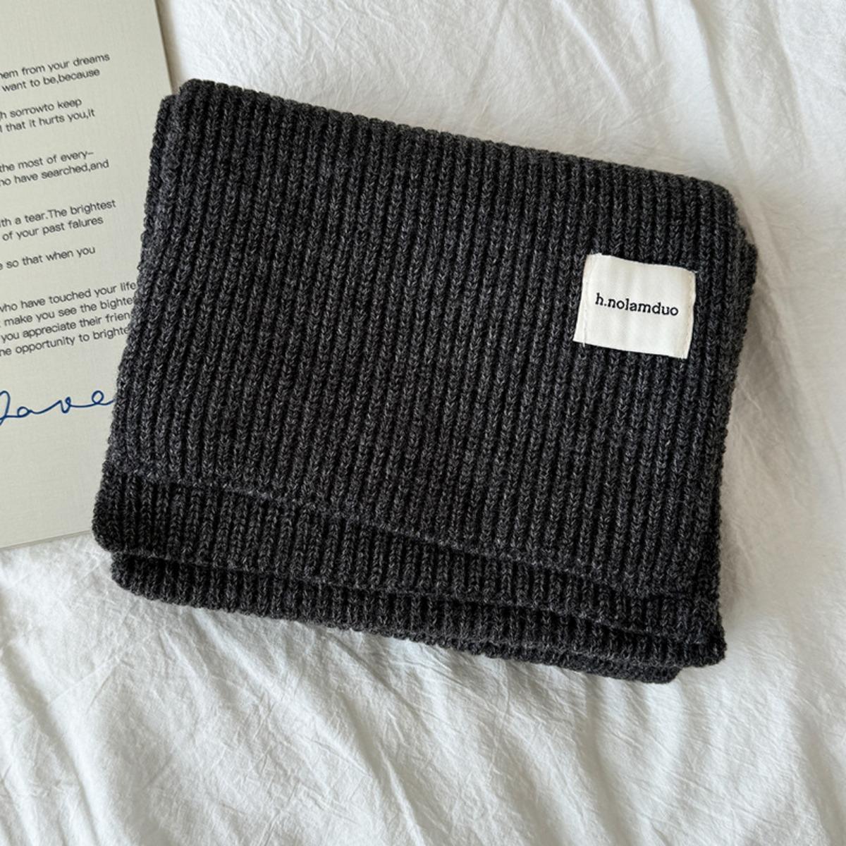 

Вязаный шарф, мужской и женский стили, толстый шарф, шерстяной шарф, шерстяная шаль