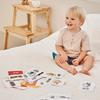 Atti Rabbit Vivid Pair Word Cards Korean and English Fruit and Animal 56 Cards