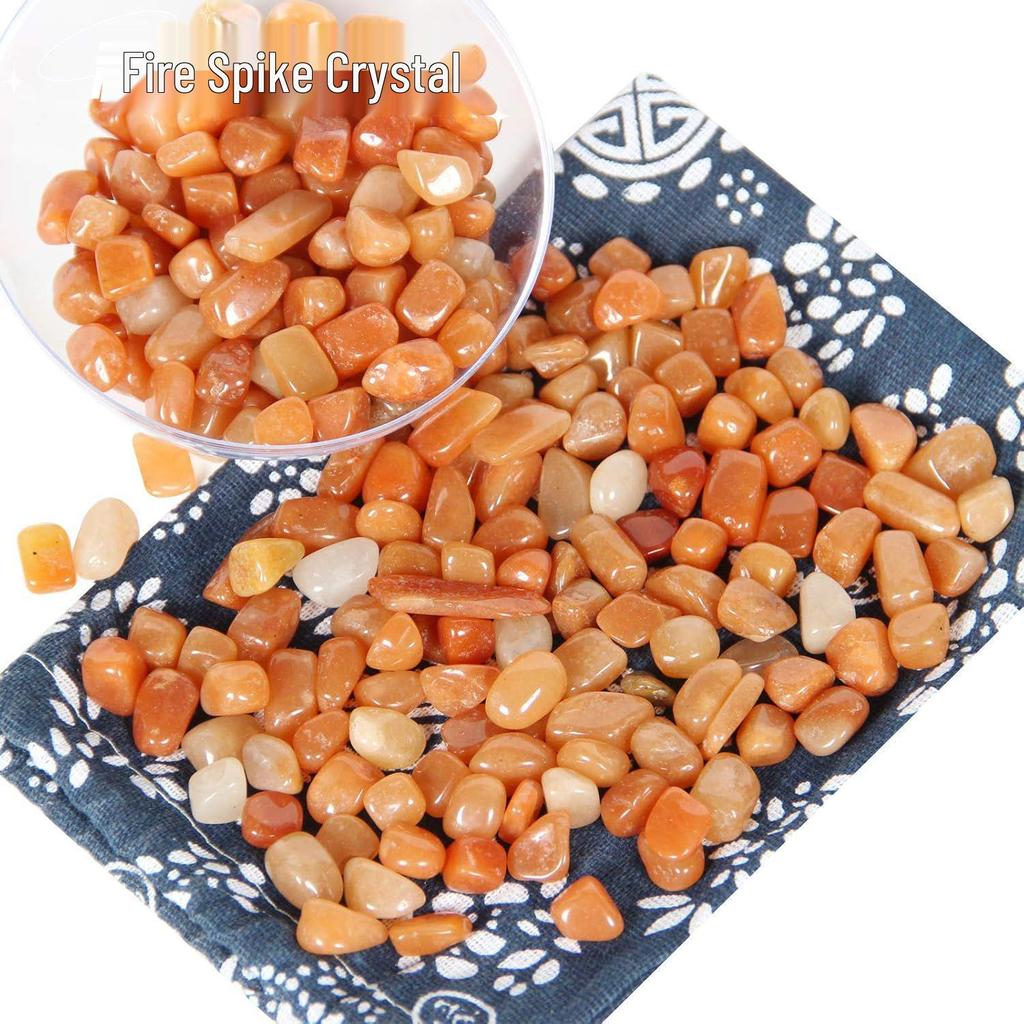 Polished Red Aventurine Stones for Aquariums, Bonsai, Buddha Offerings, and Diffusers