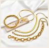 Bracelets for Women Non Tarnish, Stack Stainless Steel Bangles, Tie Knot Cuffs, Cuban Rope Paperclip Beaded Fashion Bracelet