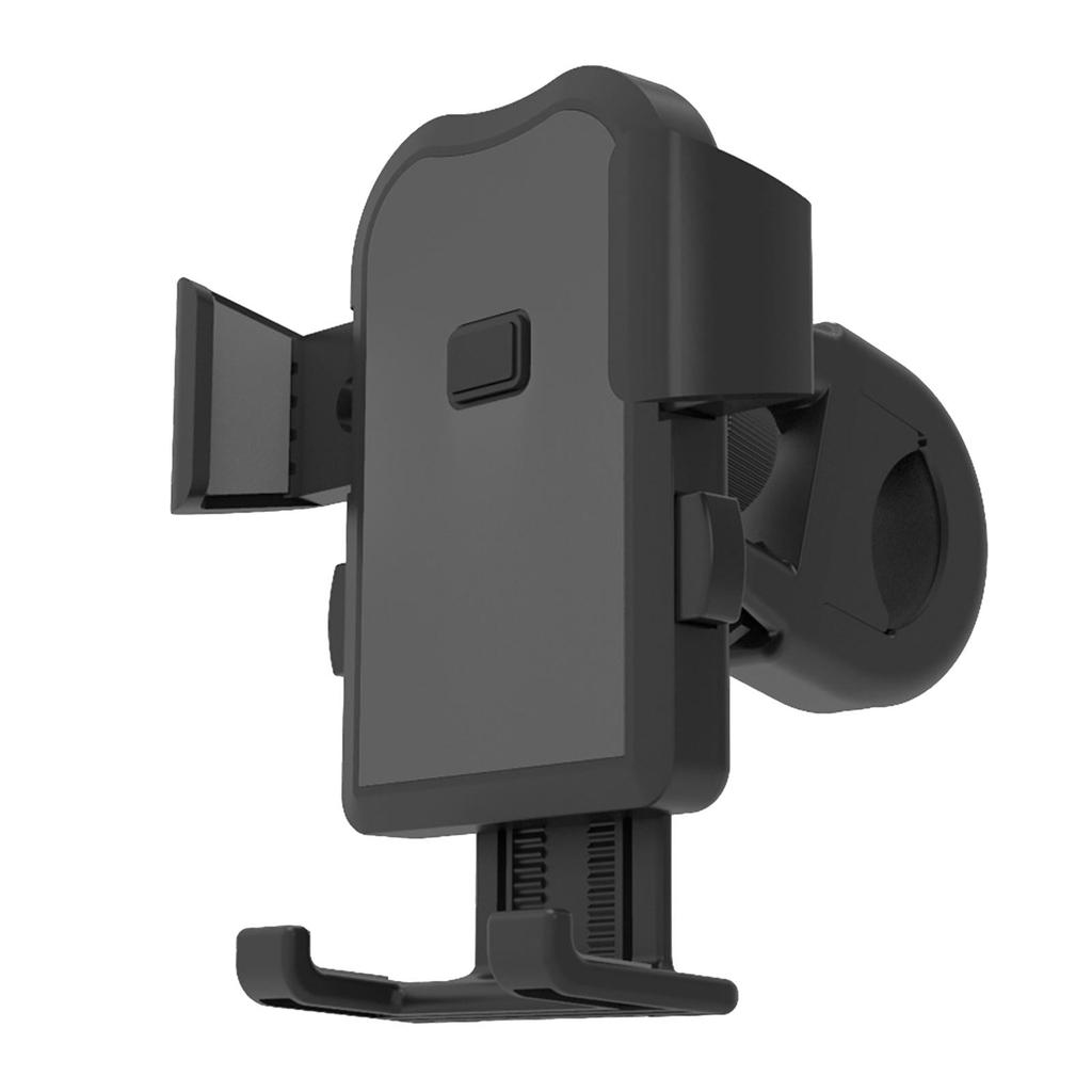 Adjustable handlebar type cycling mobile phone holder black U-shaped handlebar model