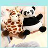 Panda Animal Toy Bag Pendant Unicorn Pony Plush Doll Elephant Key Chain Gifts