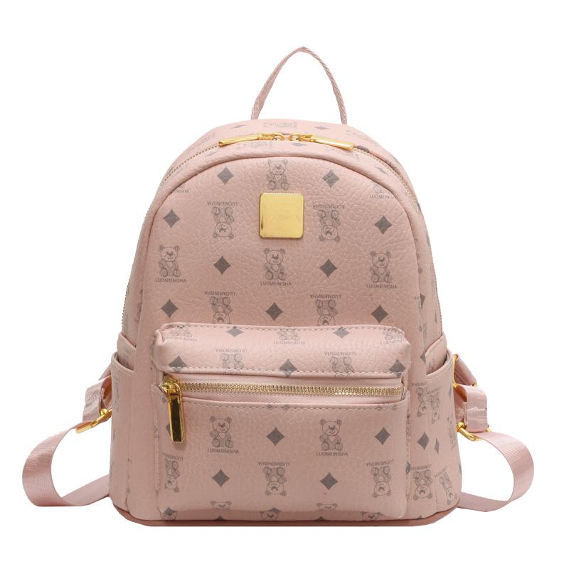 Large Capacity Bag, New Versatile Backpack, Female Portable Student Schoolbag, High-end Going Out Backpack.