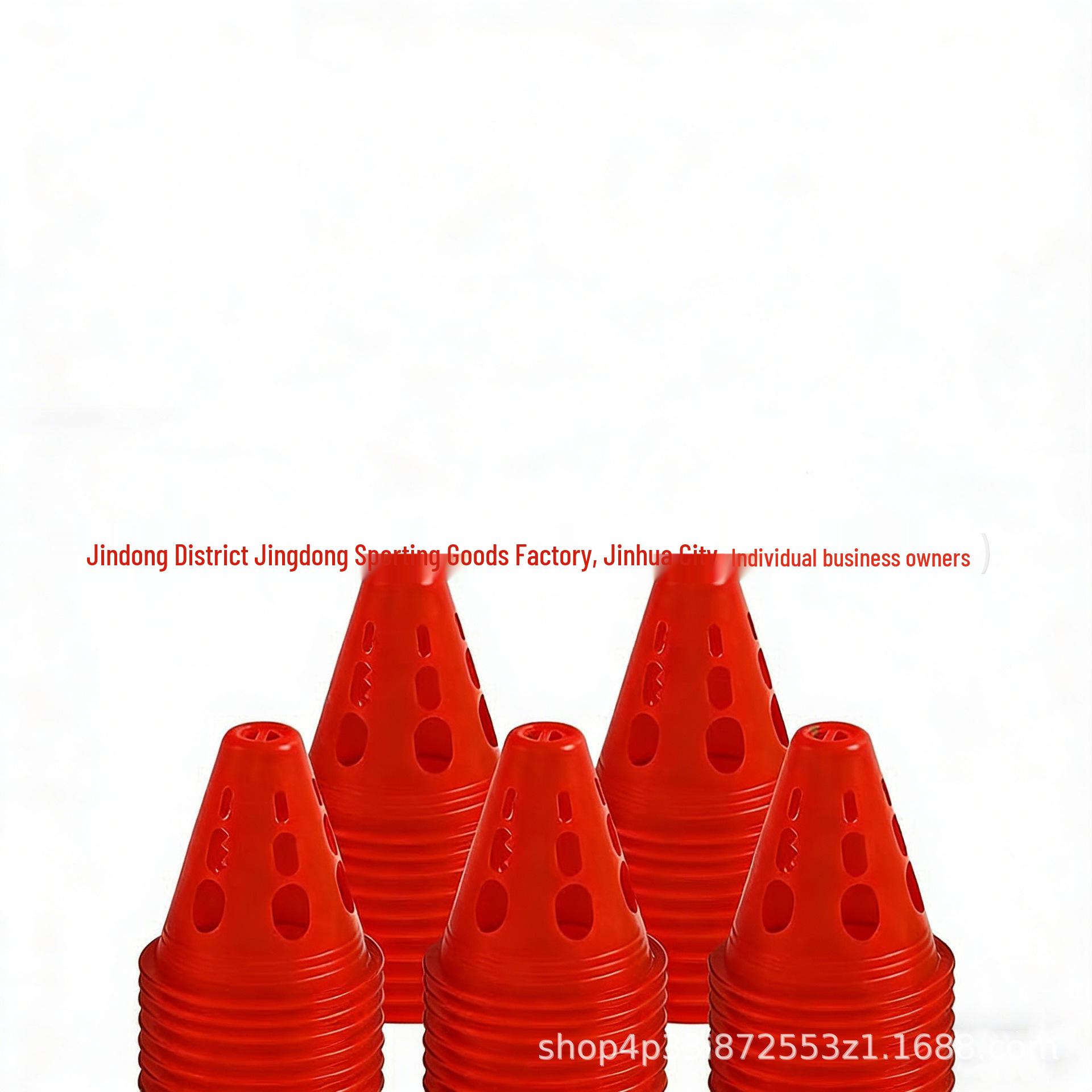 

8cm Durable Inline Skating Training Cones червоний