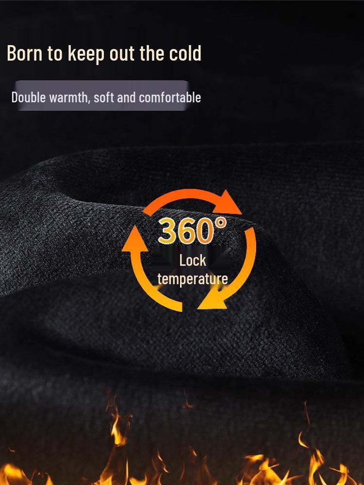 Women's Fleece-Lined Velvet Leggings - Autumn/Winter 2025 Style, Warm & Thick for Outdoors & Leisure