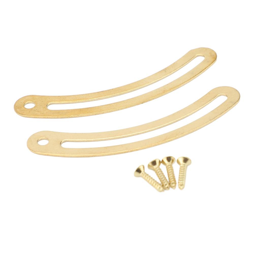 20PCS Brass Recurved Lid Stay Hinges Gold Curved Support Hinge Hinges Lid Support Hinges  Cabinet