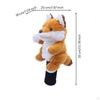 Golf Driver Headcover Furry Animal Cute Soft Club Cover