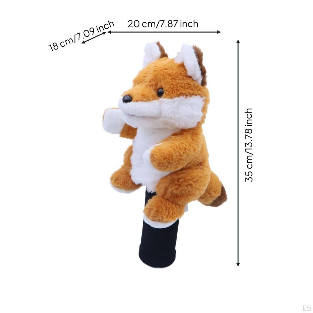 Golf Driver Headcover Furry Animal Cute Soft Club Cover
