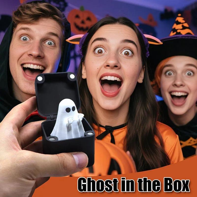 Prank Box Pop Prank Ghost Box Funny Quirky Toy Game for Kids Children Women Friends Adults Birthday Men April Fool's Day 2025