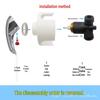 Wall-Mounted Universal U-Shaped Electric Water Heater Mixer Valve Handle - Electroplated Alloy