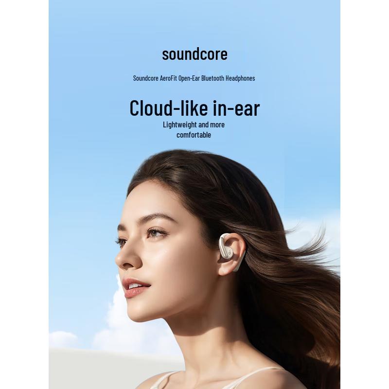 Soundcore AeroFit Open-Ear Bluetooth Headphones
