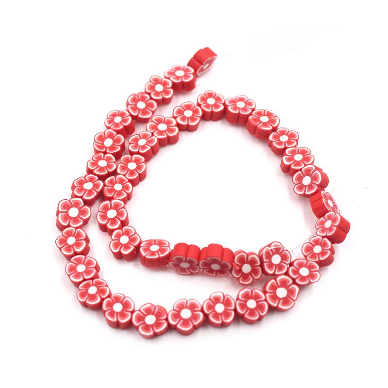 Soft Pottery Beads Beaded Handmade Materials Diy Jewelry Accessories Mobile Phone Chain Bead Separation Mixed Color Soft Pottery Loose Beads