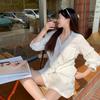 Loose-fitting Women's Spring/summer New Style Laid-back Long-sleeved Shirt Simple and Versatile Top That Goes Well with Everything